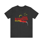 Unisex ECLIPSE Black Tee with Red & Yellow Text