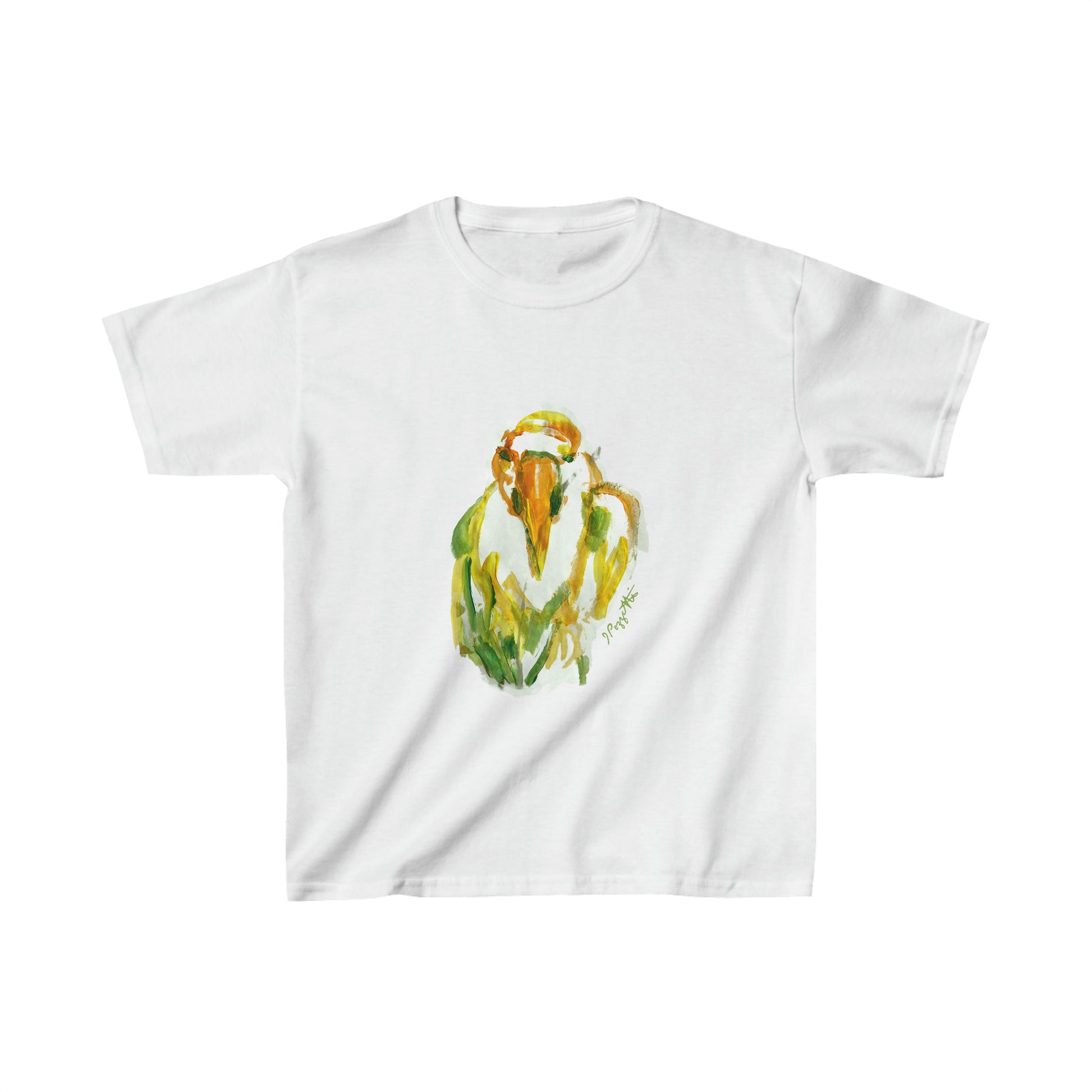 Watercolor Style Bird Youth Tee