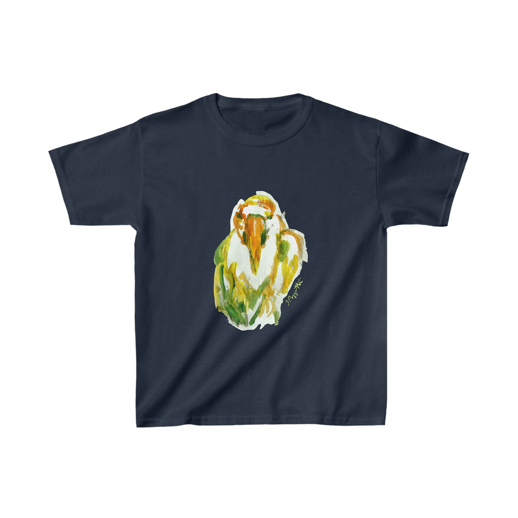 Watercolor Style Bird Youth Tee