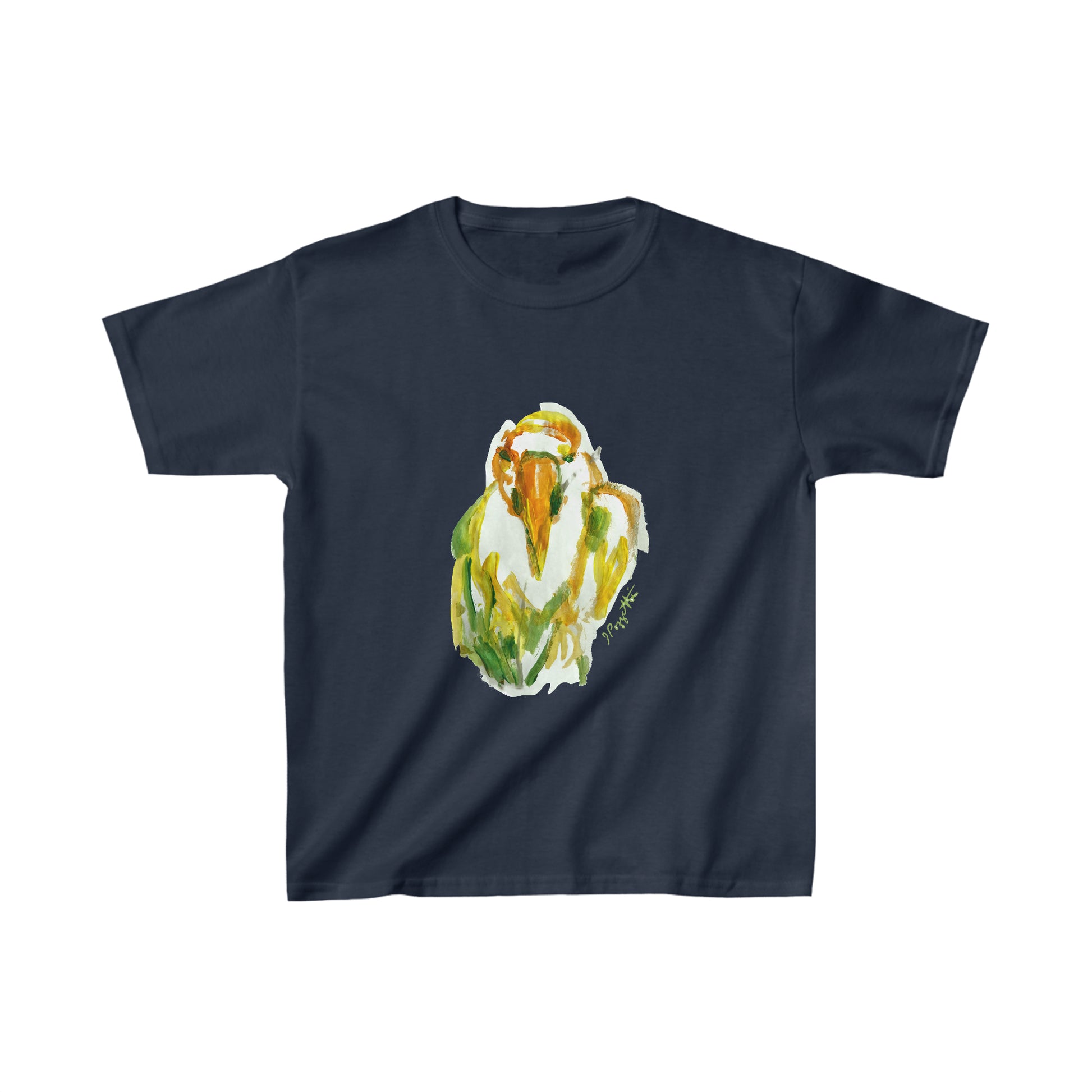Watercolor Style Bird Youth Tee