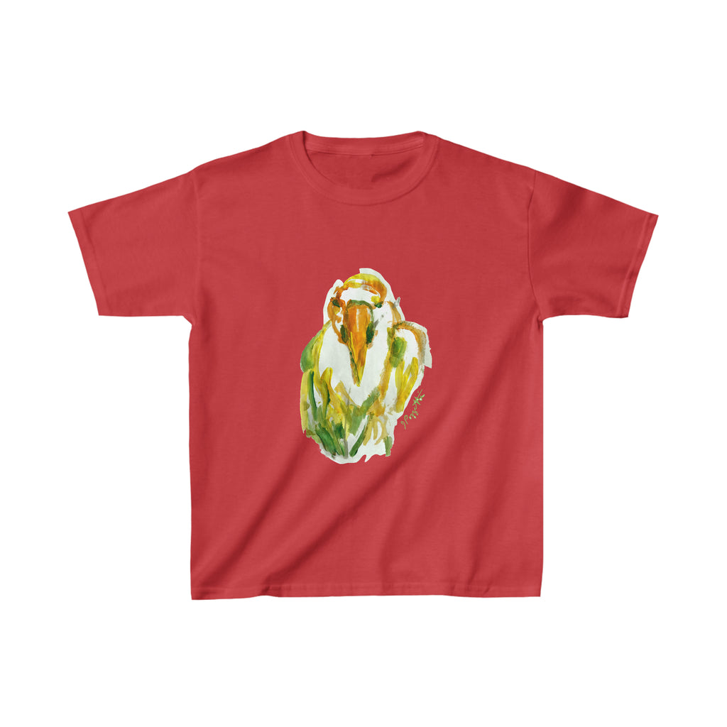 Watercolor Style Bird Youth Tee