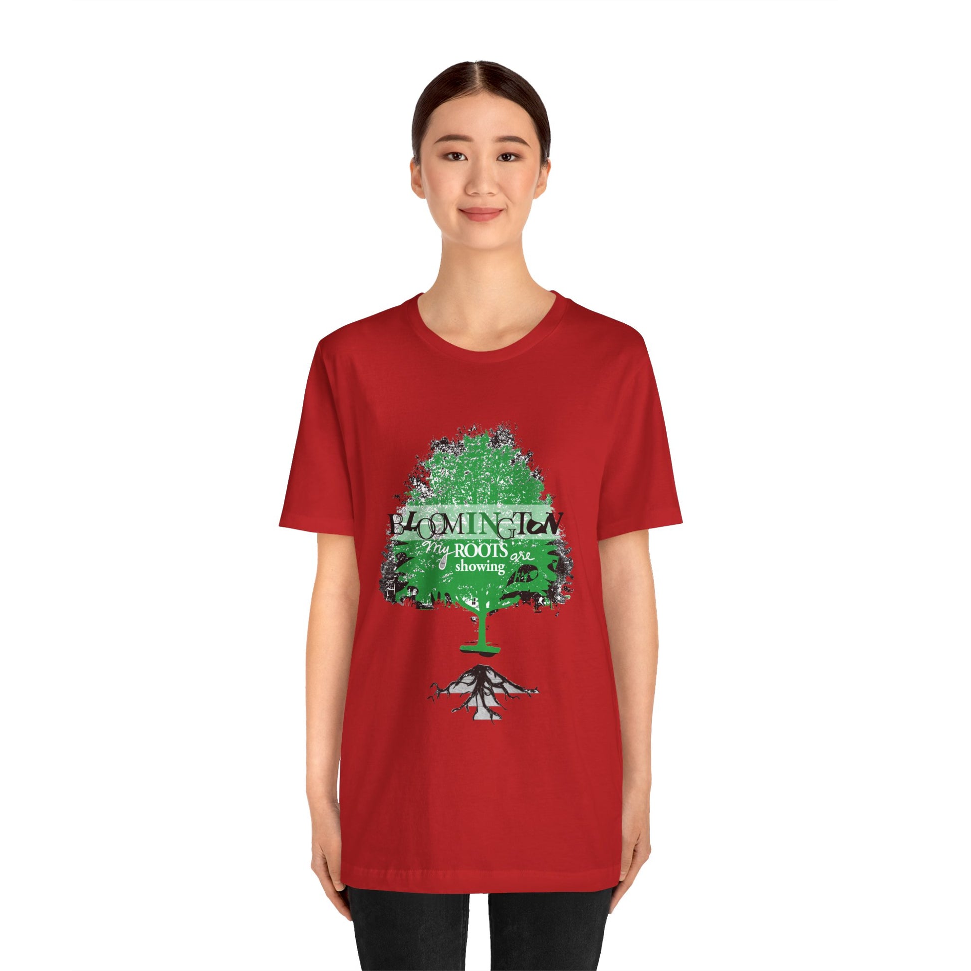 "My Roots are showing" Bloomington T Shirt