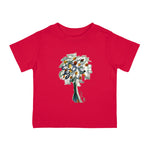 Infant Cotton Jersey Tee with Watercolor TREE