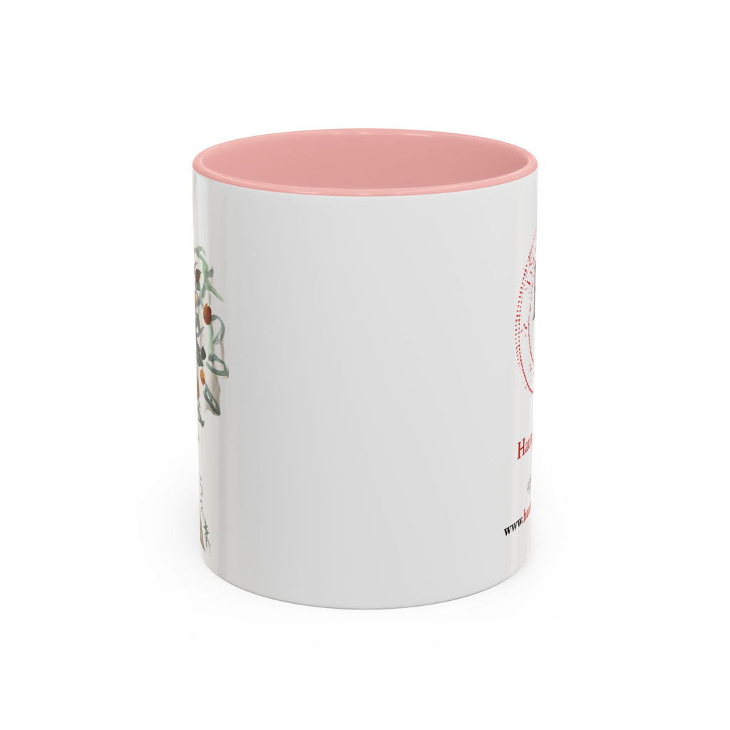 Accent Coffee Mug (11, 15oz) with Watercolor TREE Design