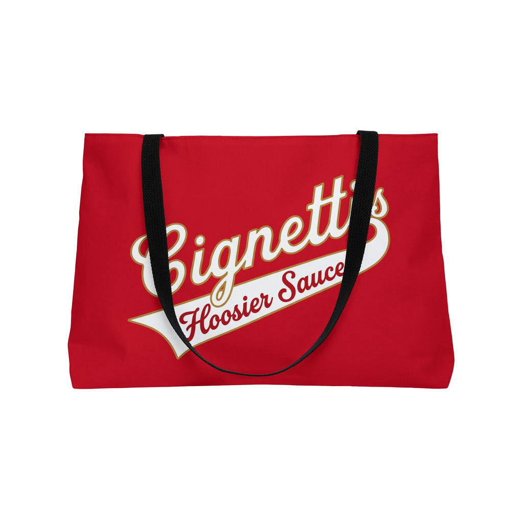"Cignetti's Hoosier Sauce" Weekender Tote Bag