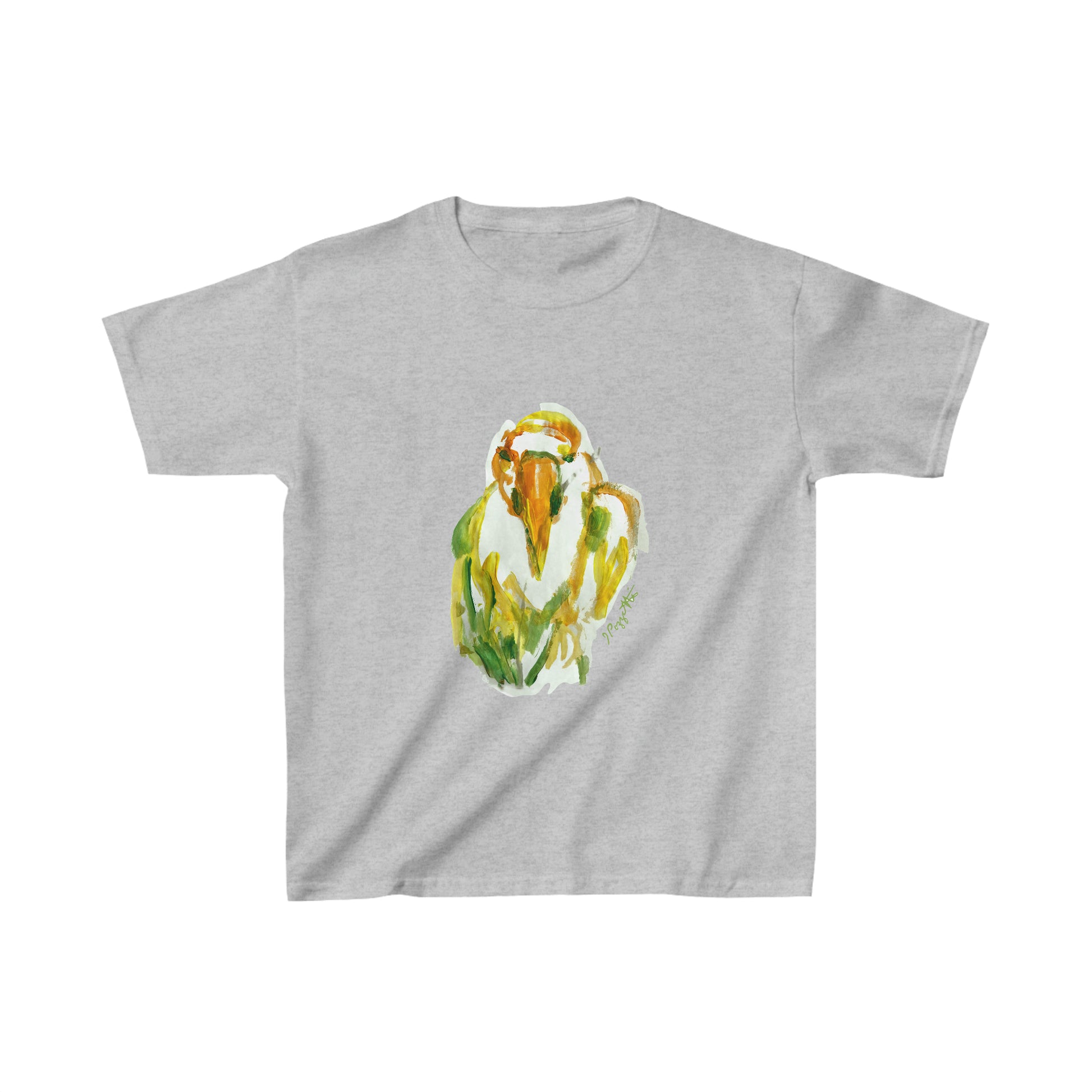 Watercolor Style Bird Youth Tee