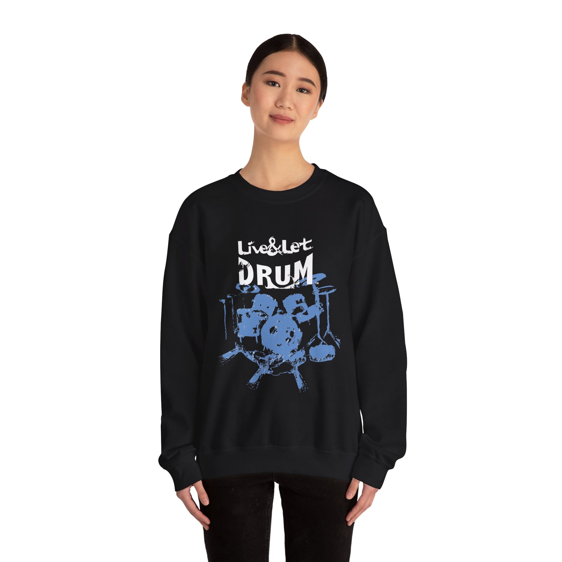 Live & Let DRUM™ UNISEX Heavy Blend™ Crewneck Sweatshirt