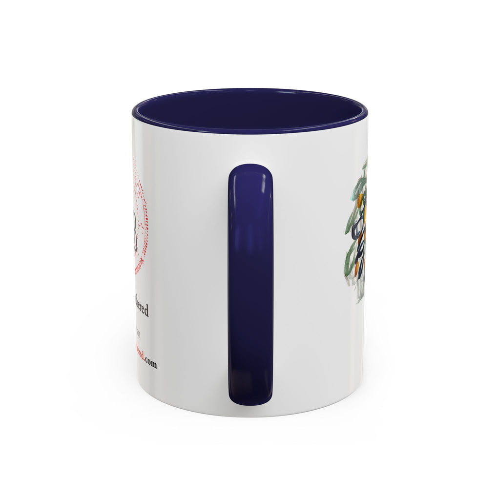 Accent Coffee Mug (11, 15oz) with Watercolor TREE Design