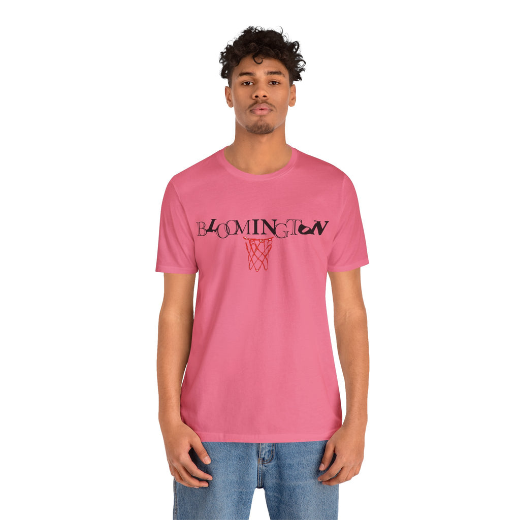 Bloomington Type with Basketball Net Tee