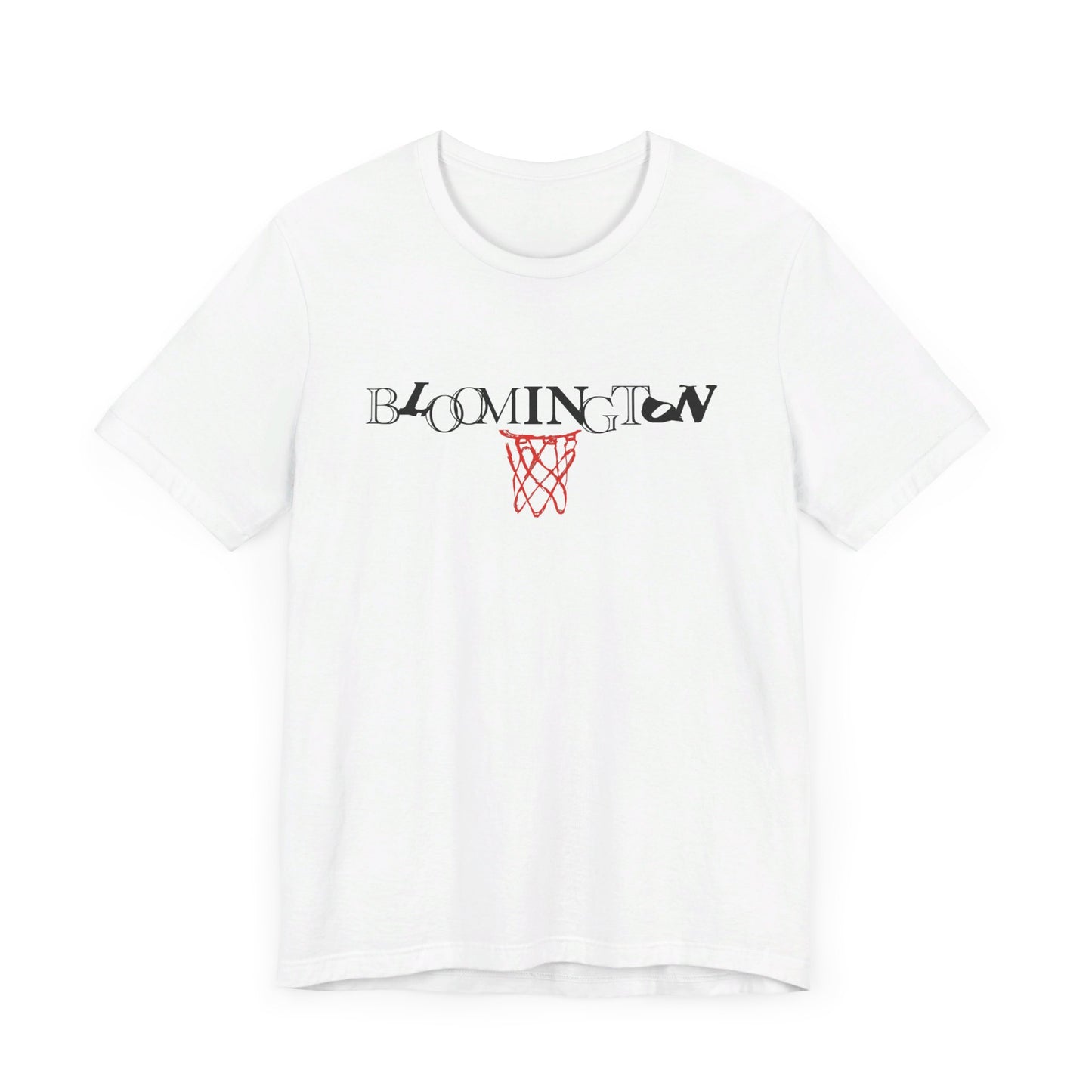 Bloomington Type with Basketball Net Tee