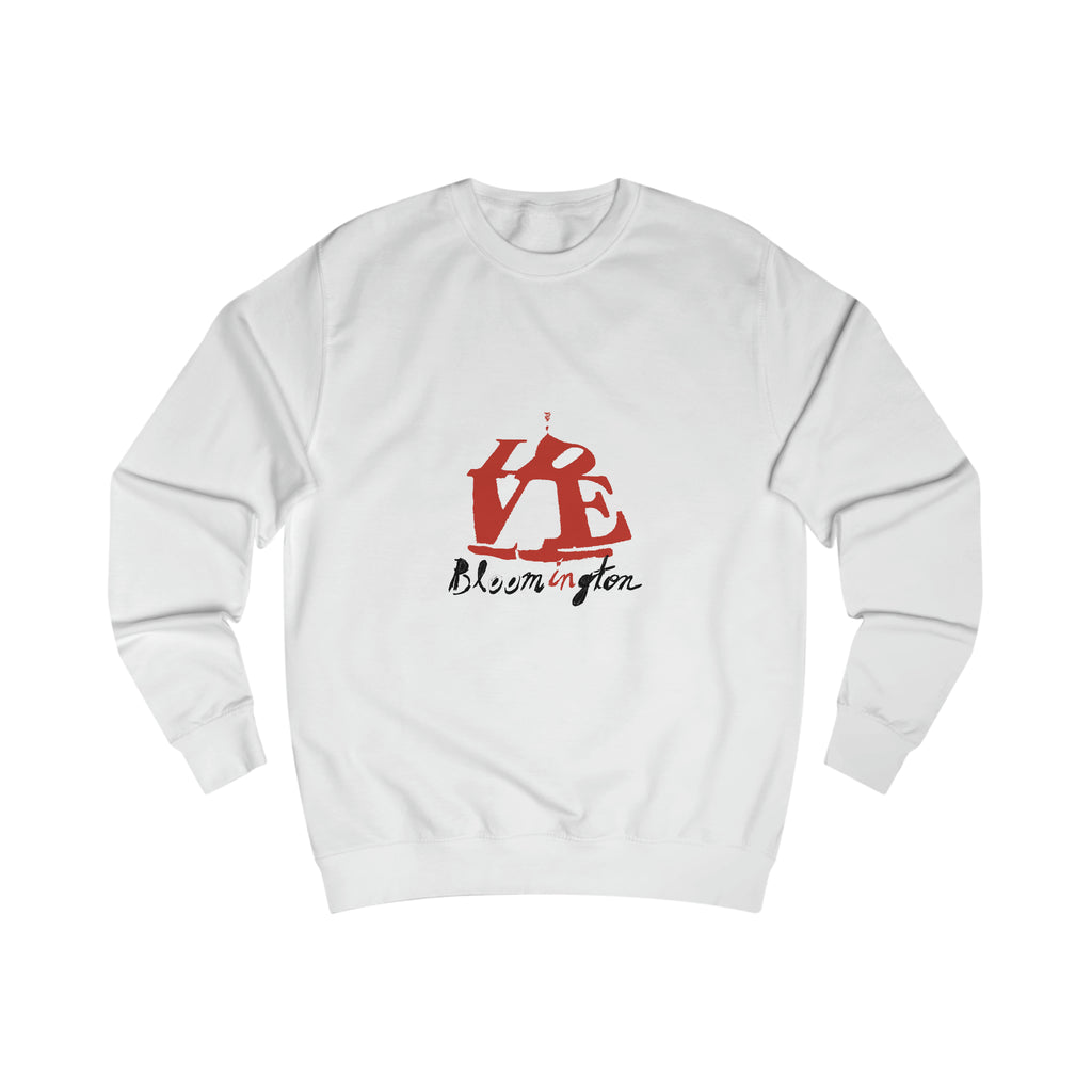 LOVE Bloomington on Men's Sweatshirt
