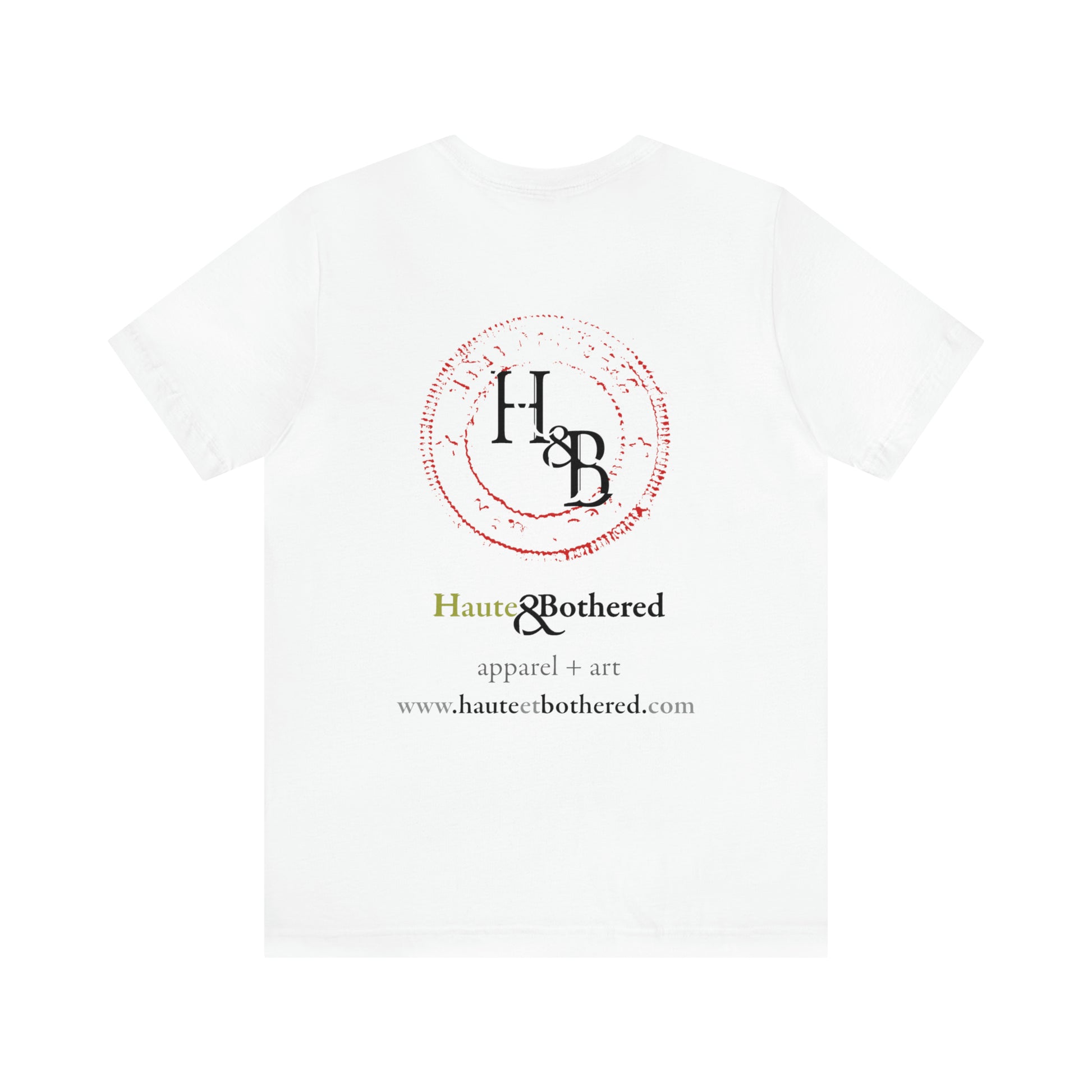 BIRD Watercolor Painting T Shirt with H&B Logo on Back
