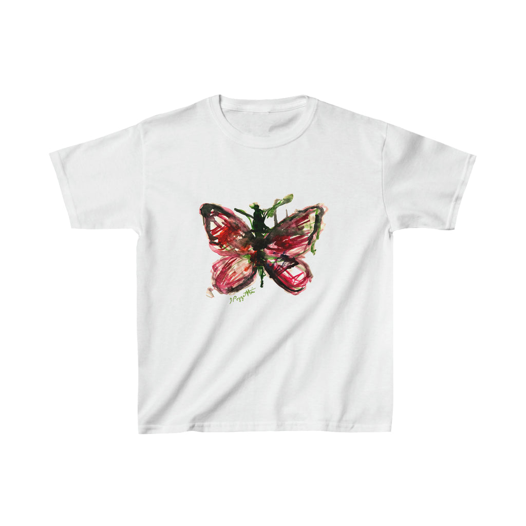 Watercolor Style Butterfly Youth Tee