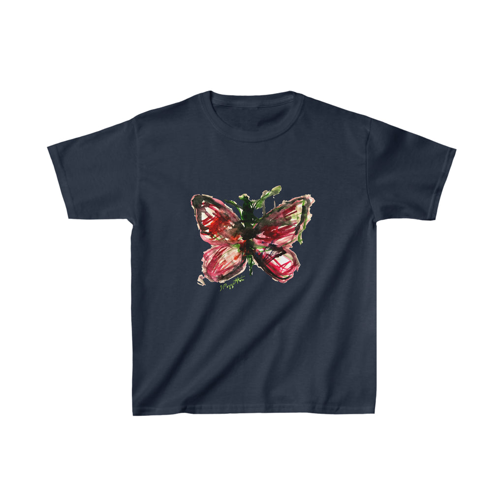 Watercolor Style Butterfly Youth Tee
