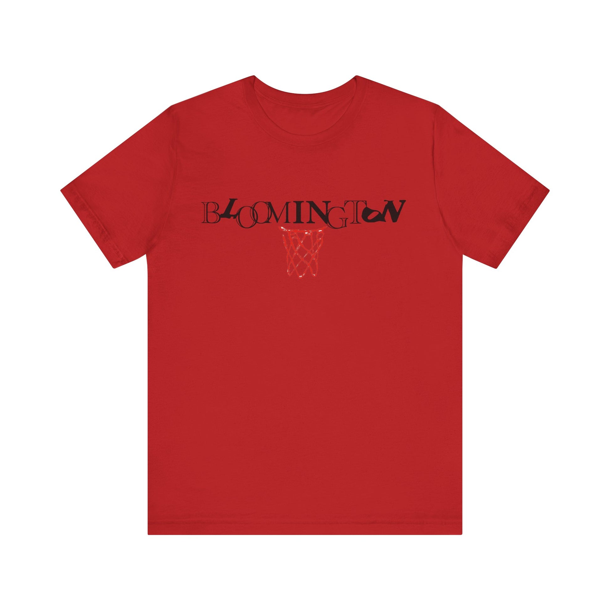 Bloomington Type with Basketball Net Tee