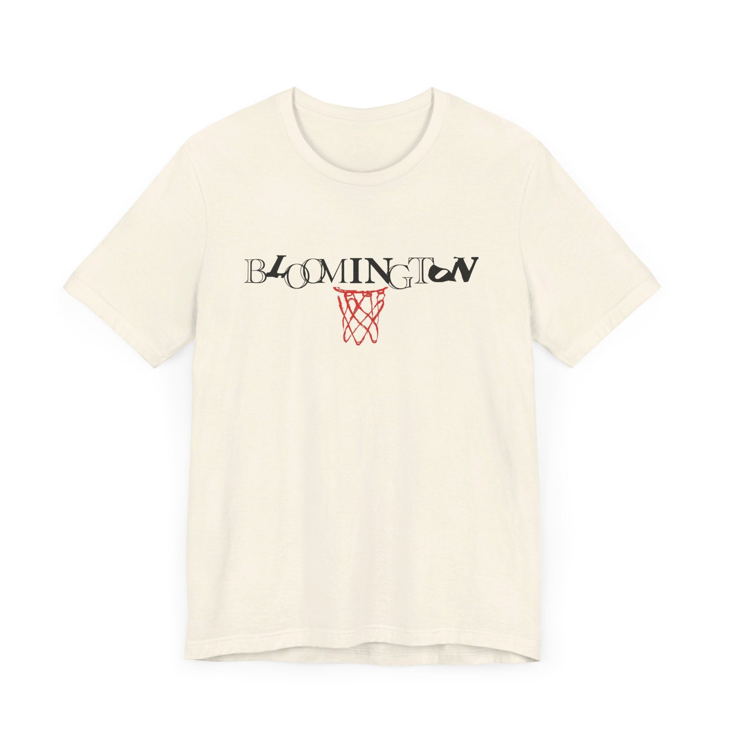 Bloomington Type with Basketball Net Tee