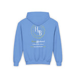 Watercolor FISH on Youth Heavy Blend Hooded Sweatshirt