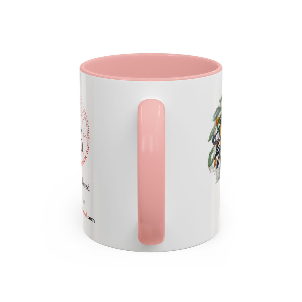Accent Coffee Mug (11, 15oz) with Watercolor TREE Design