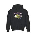 Watercolor FISH on Youth Heavy Blend Hooded Sweatshirt