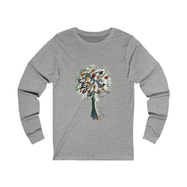 Tree (Watercolor) on Unisex Long Sleeve Tee