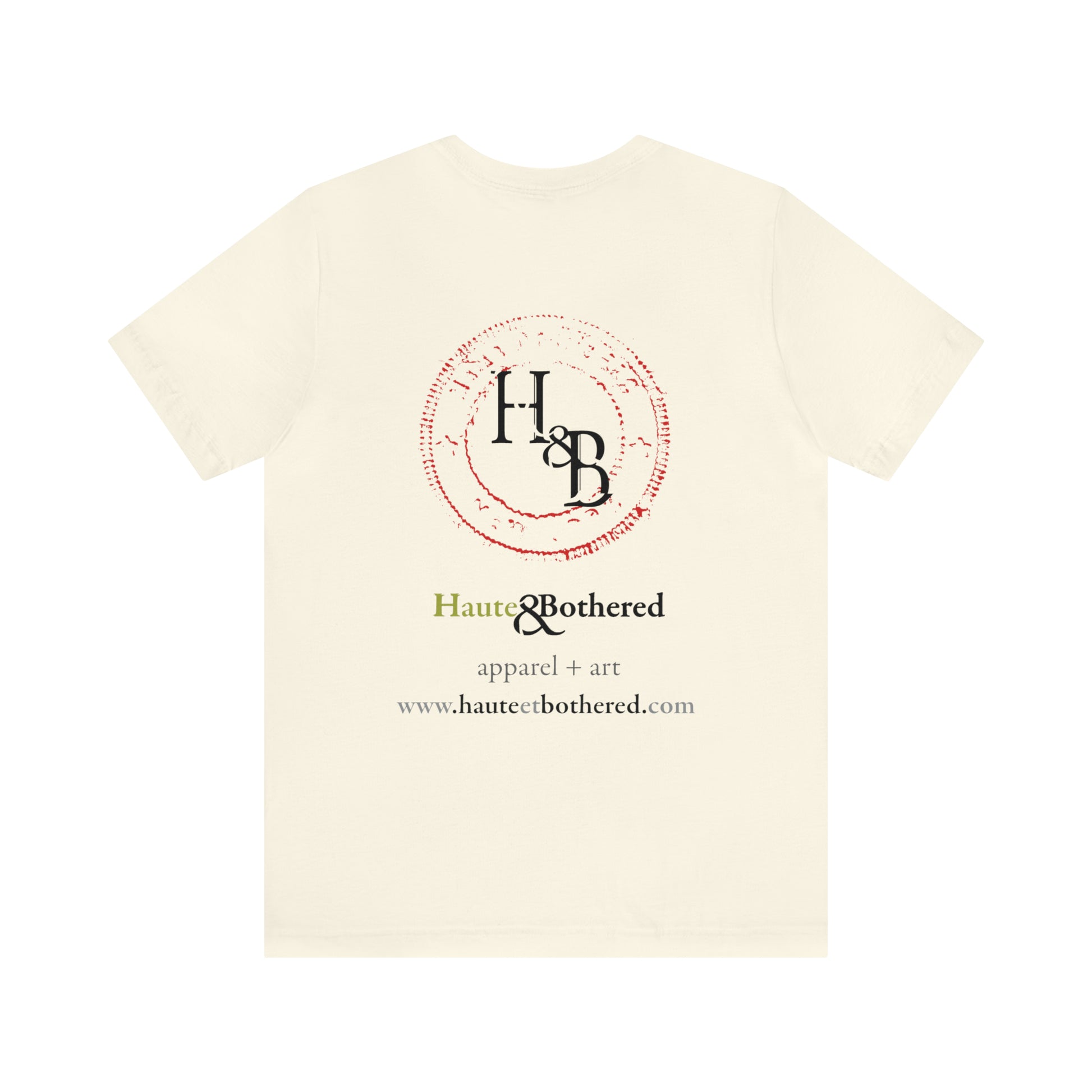 BIRD Watercolor Painting T Shirt with H&B Logo on Back