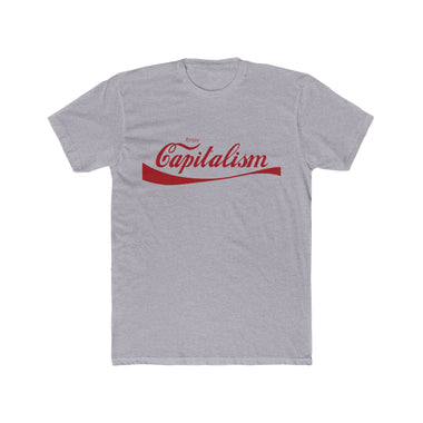 ENOY CAPITALISM Men's Cotton Crew Tee