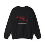 "Someone Saved My Life" Movie UNISEX Heavy Blend™ Crewneck Sweatshirt