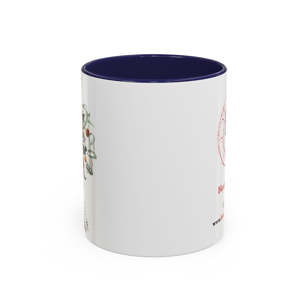 Accent Coffee Mug (11, 15oz) with Watercolor TREE Design