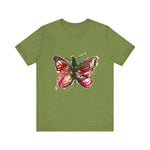 BUTTERFLY Watercolor Painting on T Shirt