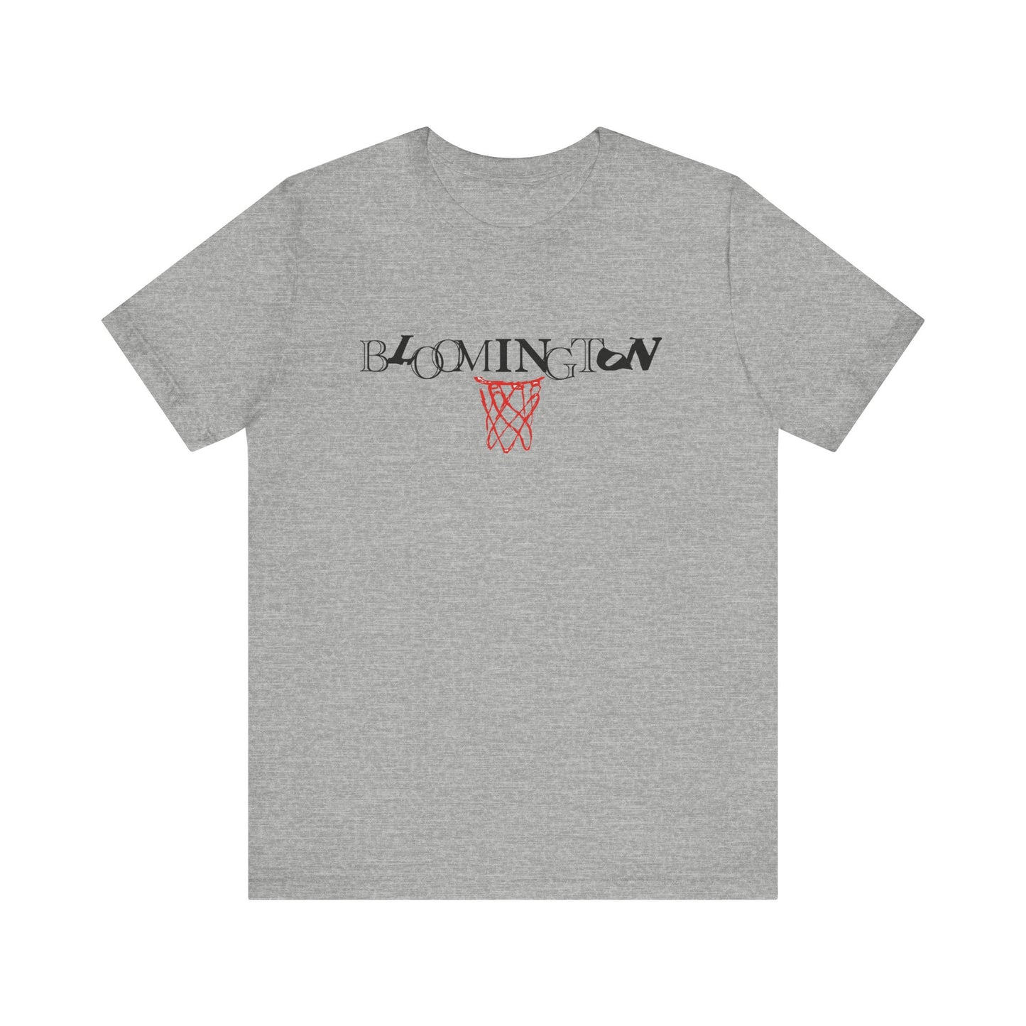 Bloomington Type with Basketball Net Tee