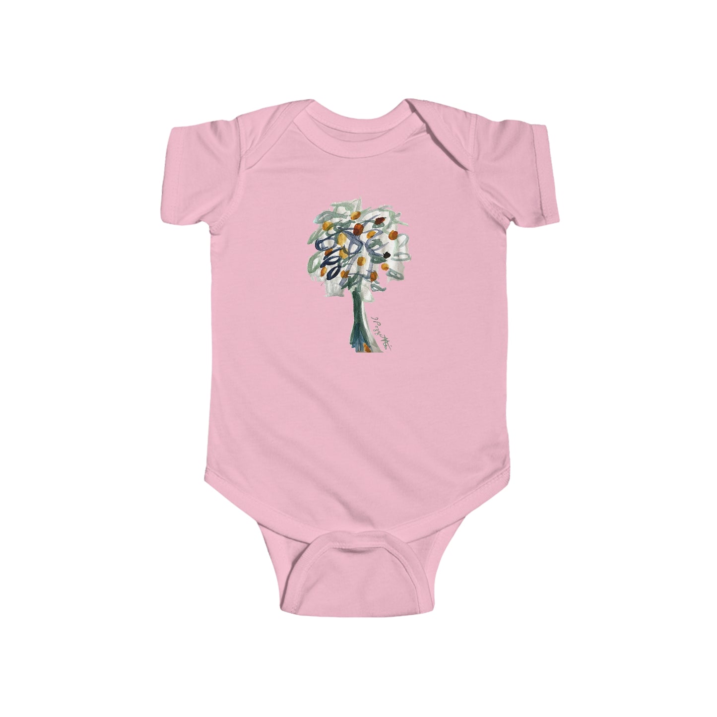 Baby Onesie with Tree Design