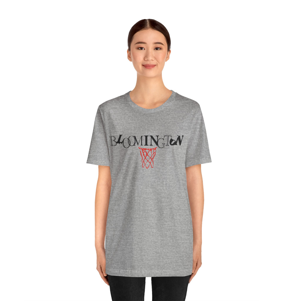 Bloomington Type with Basketball Net Tee