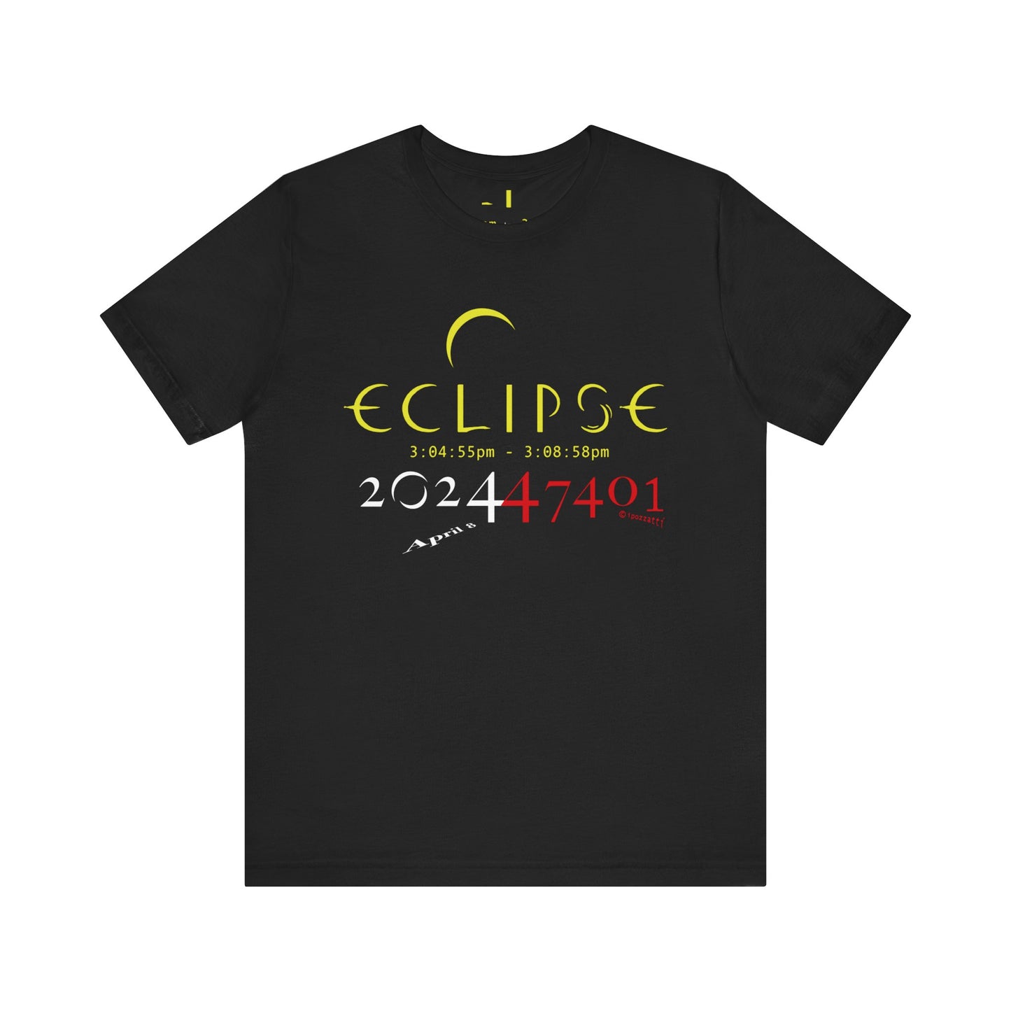 Unisex ECLIPSE Tee  (Text Only Design #2)