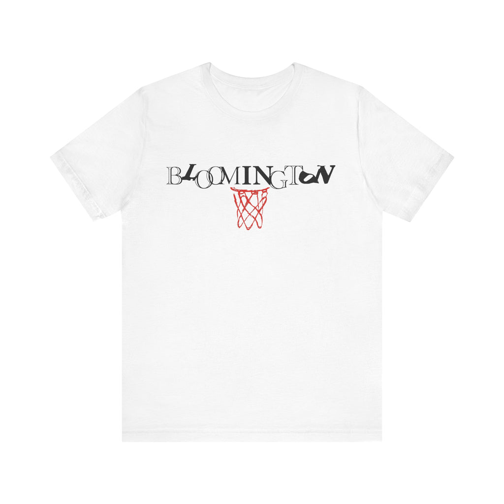 Bloomington Type with Basketball Net Tee