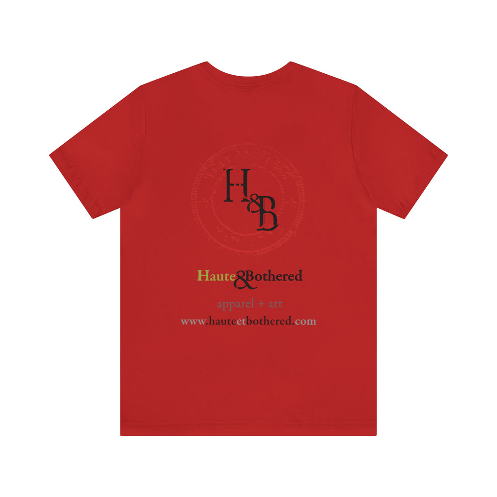 BIRD Watercolor Painting T Shirt with H&B Logo on Back