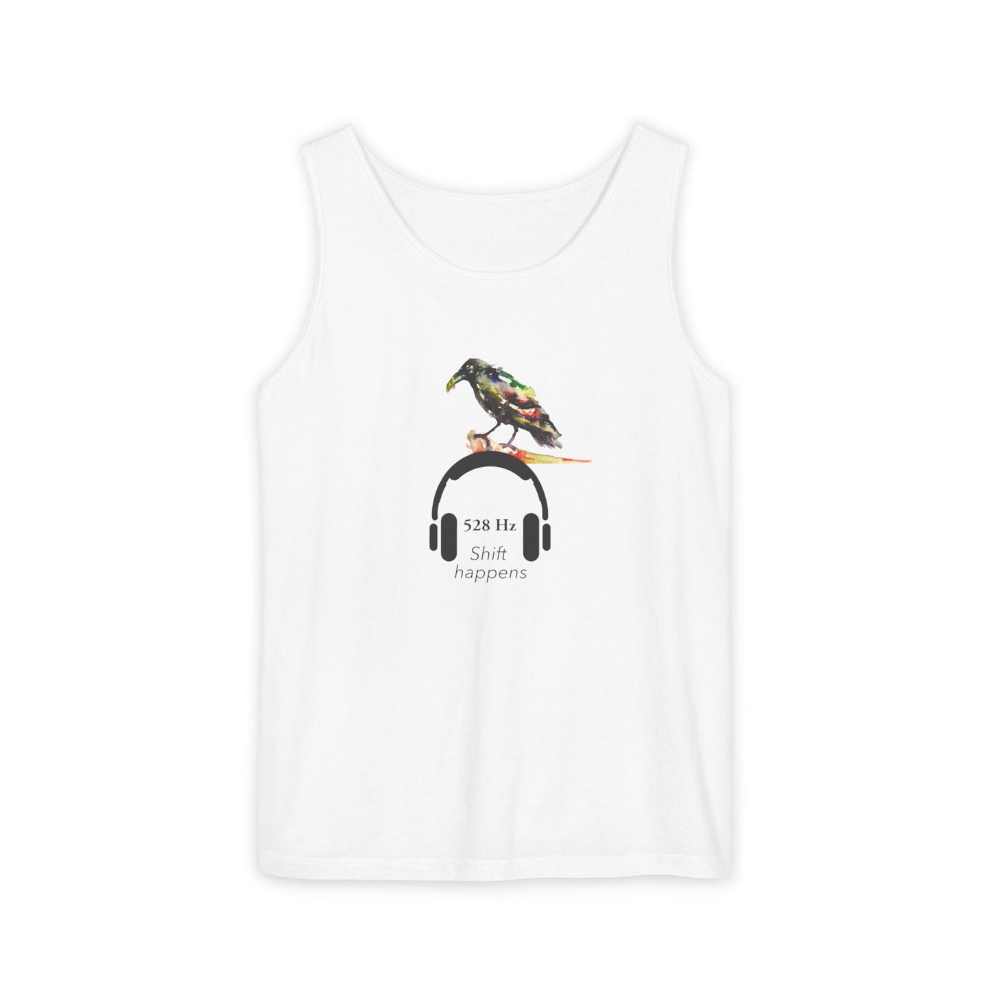 Crow + 528 Hz (Shift happens) Unisex Tank Top