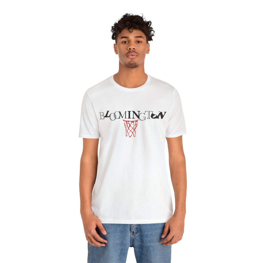 Bloomington Type with Basketball Net Tee