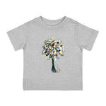 Infant Cotton Jersey Tee with Watercolor TREE