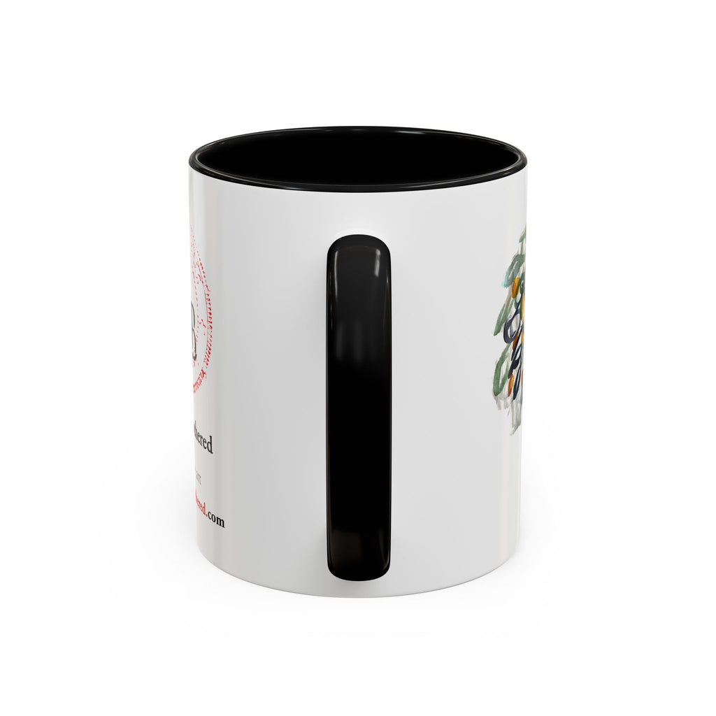 Accent Coffee Mug (11, 15oz) with Watercolor TREE Design
