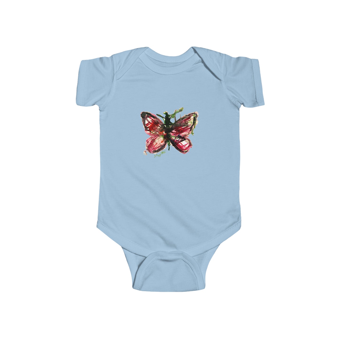 Baby Onesie with Butterfly Design