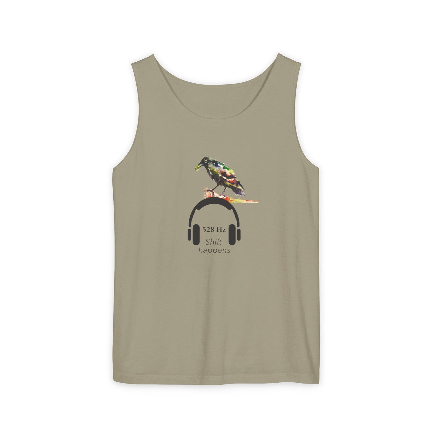 Crow + 528 Hz (Shift happens) Unisex Tank Top