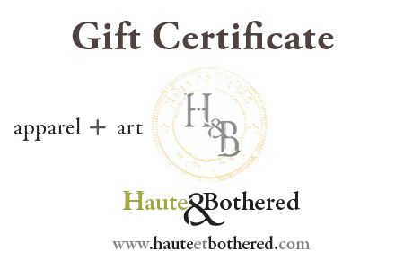 H&B Gift Certificate $50.00